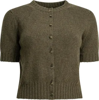 Khaite Nora Cardigan - Dames - Truien - Groen - Maat: L Zijde