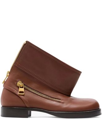 J.W.Anderson leather ankle boots - Brown