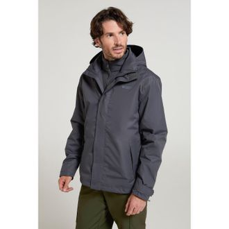 Mountain Warehouse Heren Fell II 3 in 1 jas (Grijs)