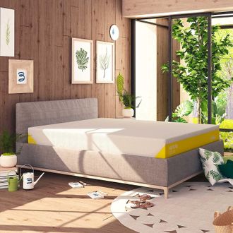 Baldiflex Baldiflex Materasso Lattice Natura Eco 18 Cm Con Fodera Sfoderabile In Cotone Naturale, Singolo Misura 85x190 Cm