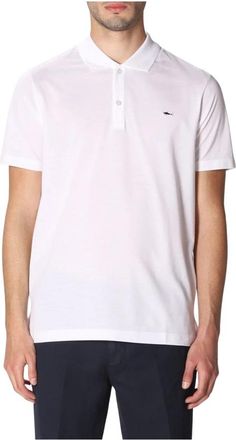 Paul & Shark Cotton Pique Polo met Haai - Heren - Polos - Wit - 3XL - Katoen - Tops