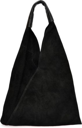 Anna Luchini Zwart Rundleer Tas
