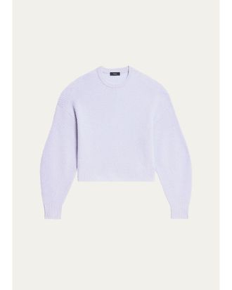 Theory Ribbed Wool Crewneck Sweater