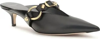 Balenciaga Womens Black Calf Leather Bos Taurus Mules