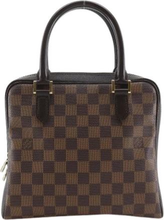 Louis Vuitton Pre-owned Canvas Handtas - Dames - Vintage Handtas - Bruin - ONE Size - Vintage