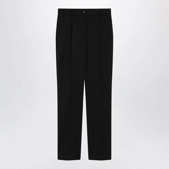 Dolce & Gabbana Pantalones de sarga a medida - Trousers - Hombre - Negro - S