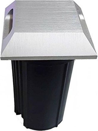 Trade Shop Trade Shop Traesio - Trade Shop - Foco Led Piso Pared Empotrable Luz De Escal&oacute;n 3w 270lm 240v Ip65 Acero