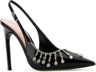 Gucci Womens Guinevere Heel Black Exteiror Leather