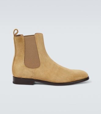 Manolo Blahnik Delsa suede Chelsea boots
