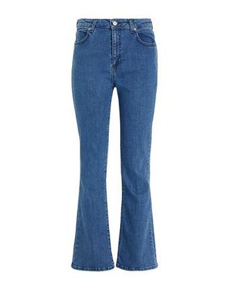 8 by YOOX ORGANIC COTTON DENIM FLARED JEAN