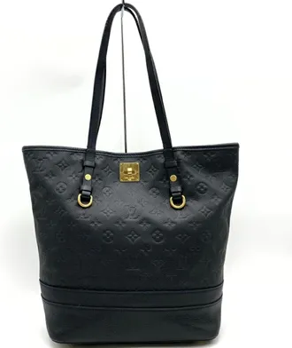 Louis Vuitton Black Infini Monogram Monogram Empreinte Pouch Shoulder Bag Tote Bag (Pre-Owned)