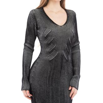 Moschino Womens Multicolor Wool Casual Dress