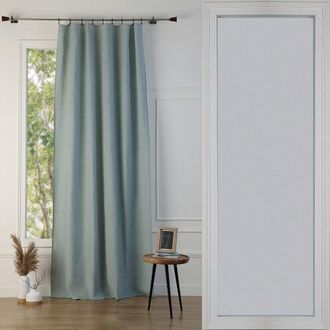 Febronie Cortina lino 140x260 verde celad&oacute;n