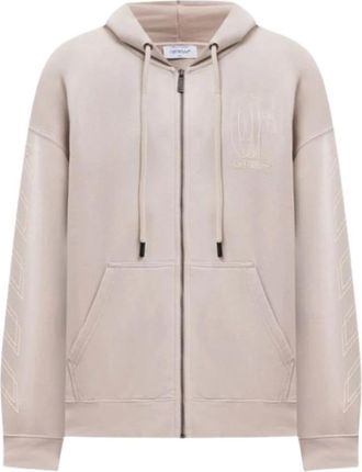 Off-white Hombre, Sudaderas, Beige, Talla: M