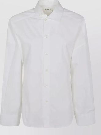 R&oacute;he cotton poplin shirt