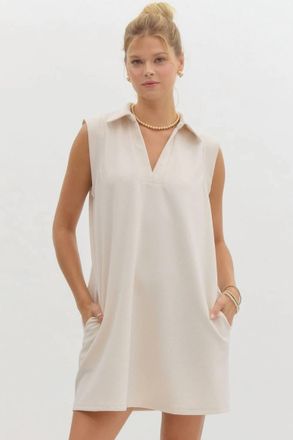 Entro Murphy Dress In Cream