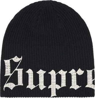 SUPREME Berretto con stampa - Nero