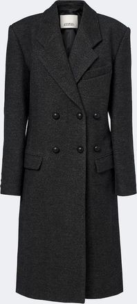 Isabel Marant Cappotto Erla in lana e cotone