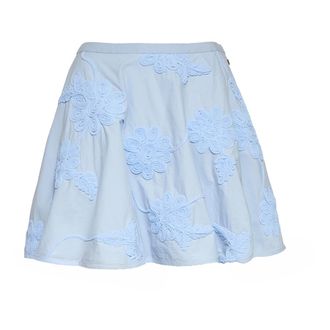 Rotate ROTATE Birger Christensen, Short Skirts, female, Blue, Size: XS Short Skirt