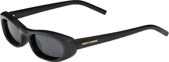 Saint Laurent Black Cat Eye Sunglasses