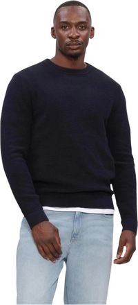 Selected Ross Crewneck Jumper - Heren - Sweatshirts & Hoodies - Blauw - Maat: M Katoen