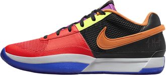 Nike Nike Ja 1 Mens Basketball Shoes, Black/Wolf Grey/Racer Blue/Bright Crimson/Bright Mandarin/Volt, 11 UK