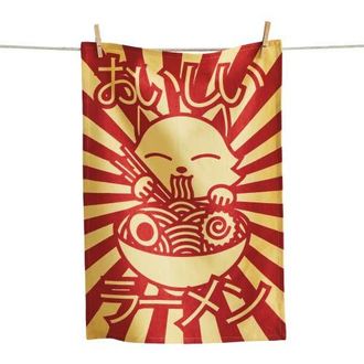 Tag Tasty Ramen Dishtowel Red Multi Cotton Everyday at Nordstrom