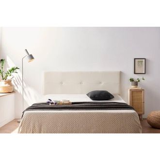 Moonia Cabecero Tapizado Napoli Polipiel 115x50x5 Cm - Beige Moonia