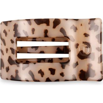 Teleties Large Flat Rectangle Hair Clip in Blonde Tortoise at Nordstrom