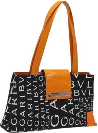 Bulgari Pre-owned Handbags, female, Multicolor, Size: ONE SIZE Pre-owned Canvas handbags