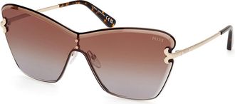 Pucci Emilio Pucci EP0218 32F Womens Sunglasses Gold Size 99