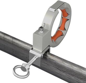OEM Juego De Poleas Para Cables - Herramienta Para Guiar Cables - Trabajos De Instalaci&oacute;n El&eacute;ctrica - Rotaci&oacute;n De 330 Grados - 6,5 Cm - Plateado