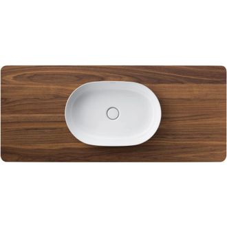 Duravit Console en bois massif Duravit Luv LU9461, largeur 1388mm