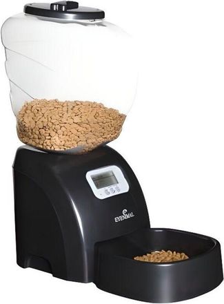 Les Tendances Distributore automatico di croccantini EYENIMAL 45x20x47 cm - Nero - Per gatti e piccoli cani