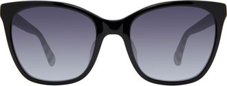 Kate Spade New York desi 55mm gradient cat eye sunglasses in Black at Nordstrom Rack
