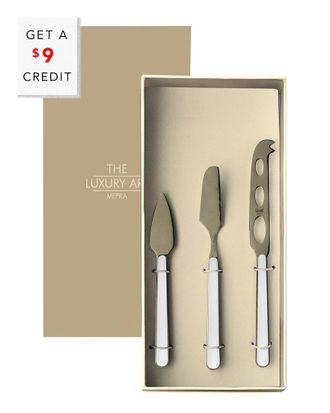 Mepra 3Pc Fantasia Cheese Knives With $9 Credit