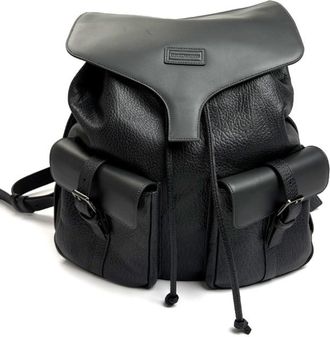Emporio Armani Leather Backpack (Pre-Owned)