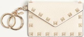Valentino Garavani Valentino Garavani Rockstud charm in grainy calfskin Woman IVORY UNI
