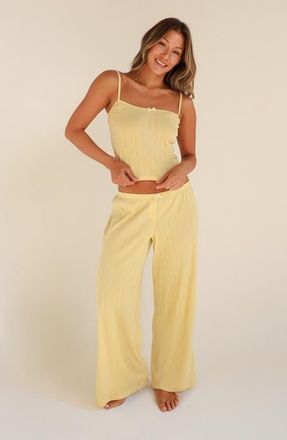 Dippin' Daisy's Swimwear Daydreams Lounge Pants in Vanilla at Nordstrom, Size X-Small