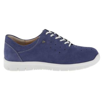 Finn Comfort 2851 Barletta Nubuck Womens Shoes - Blue - Size:UK 5