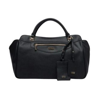 Guess Dames, Tassen, Zwart, Maat: ONE Size Leer