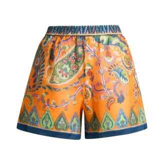Etro Etro, Casual Shorts, female, Multicolor, Size: S Short Shorts