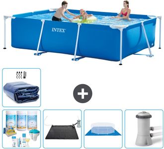 Intex Piscina Con Estructura Rectangular - 300x200x75 Cm - 7-piezas S20054