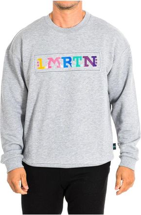 La Martina Sweatshirt met ronde hals - Heren - Sweatshirts - Grijs - M - Katoen - Hoodies & sweatvesten