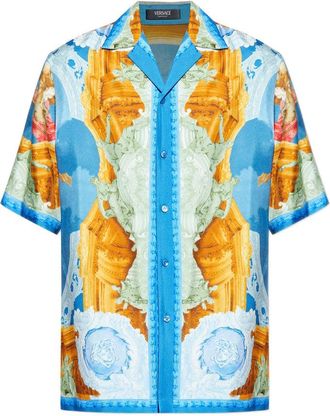 Versace Camicie Blu-Uomo