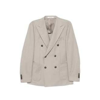 Tagliatore Double-breasted Peak-lapels Jacket