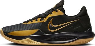 Nike Precision VI Basketball Shoes in Black/Gold Men Mid-Top