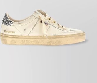 Golden Goose round toe glitter detail sneakers