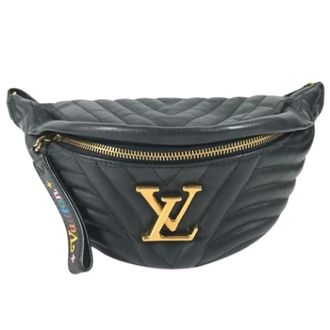 Louis Vuitton unisex, Pre-owned, Zwart, Maat: ONE Size Leer