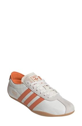 adidas Tokyo Low Top Sneaker in Off White/Dusky Orange/Gold at Nordstrom, Size 7.5